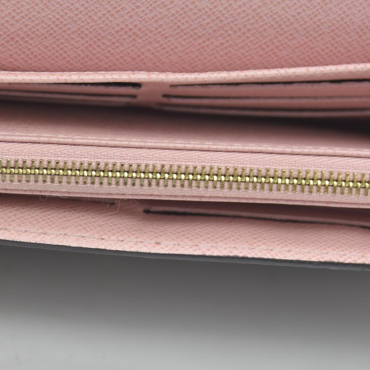 $775 2019 Louis Vuitton Damier Portefeuille Sarah Rose Ballerine Long Wallet CA4129