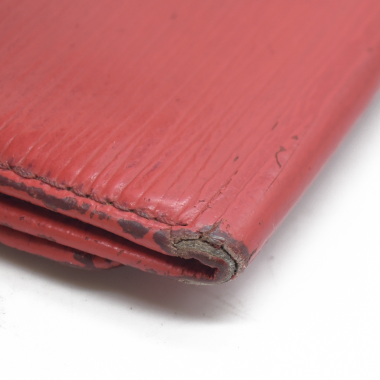 AUCTION $320 Louis Vuitton Epi Multicles Leather 4 Ring Key Case Red CA0973