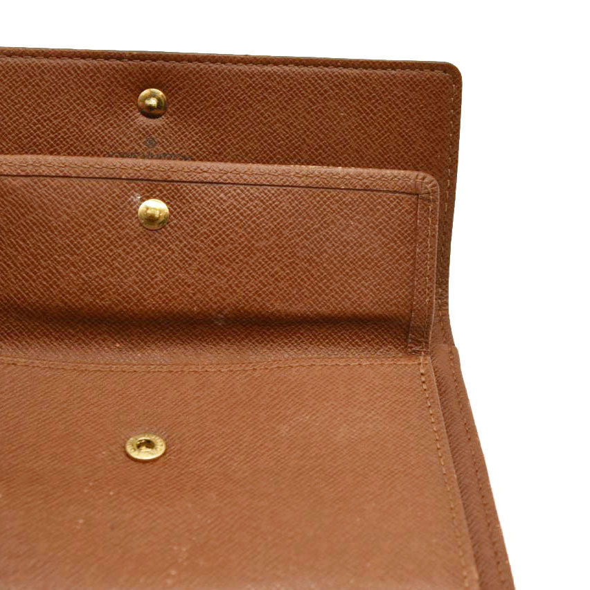 Louis Vuitton  Monogram Porte Tresor Etui Papiers Wallet MB0092