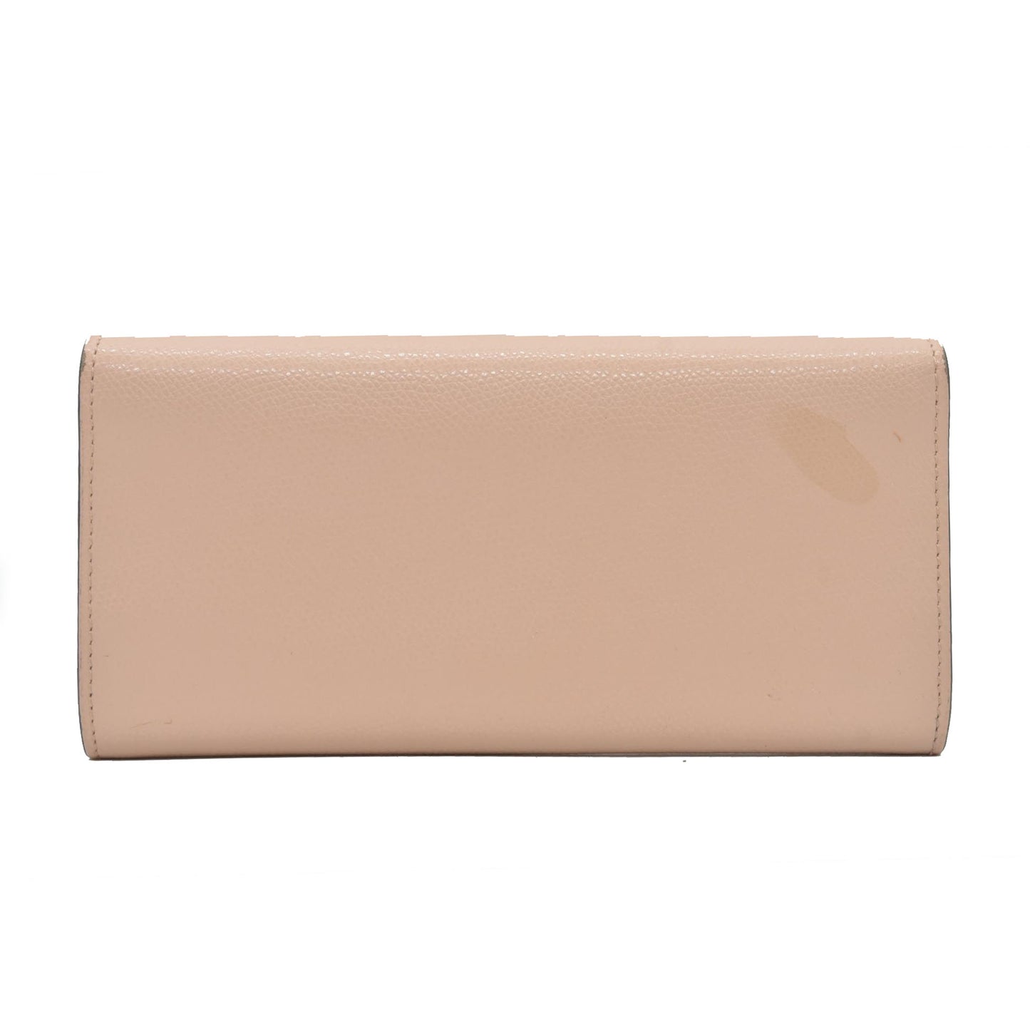 $795 FENDI Vitello Cruise F is Fendi Envelope Wallet Pale Pink