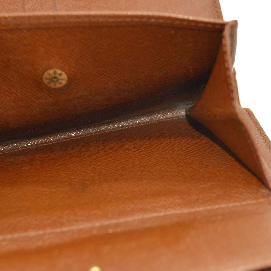 Louis Vuitton  Monogram Porte Tresor Etui Papiers Wallet MB0092