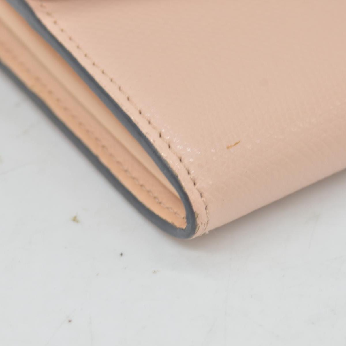 $795 FENDI Vitello Cruise F is Fendi Envelope Wallet Pale Pink