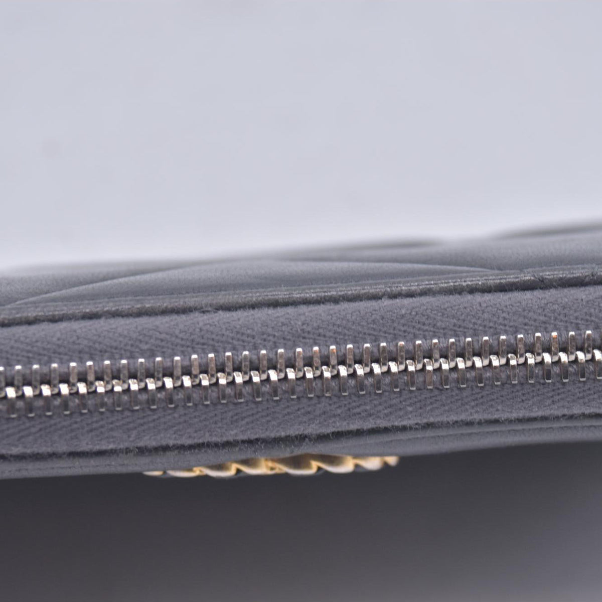 $1550 2021 Chanel Quilted 19 Long Zipped Around Wallet
