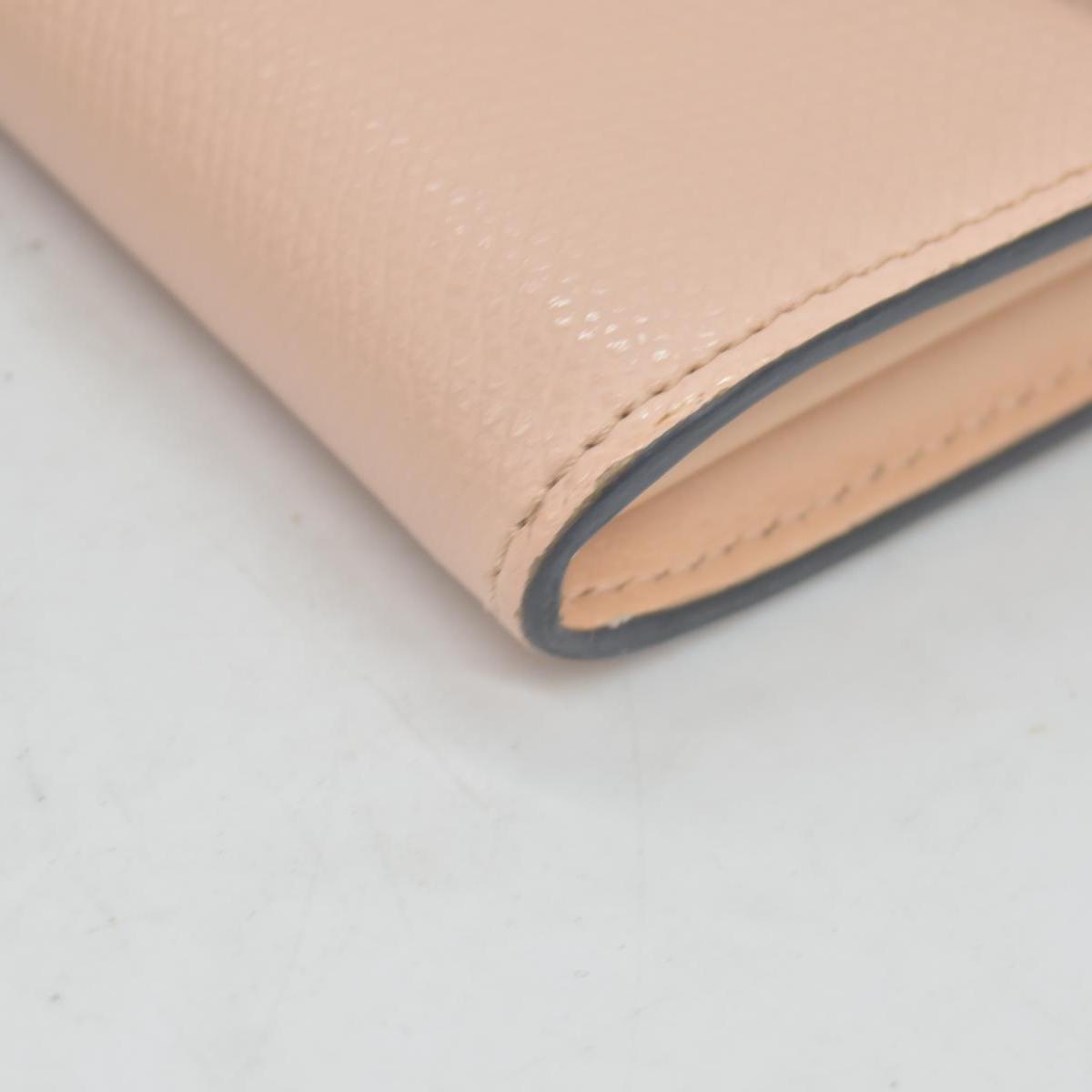 $795 FENDI Vitello Cruise F is Fendi Envelope Wallet Pale Pink
