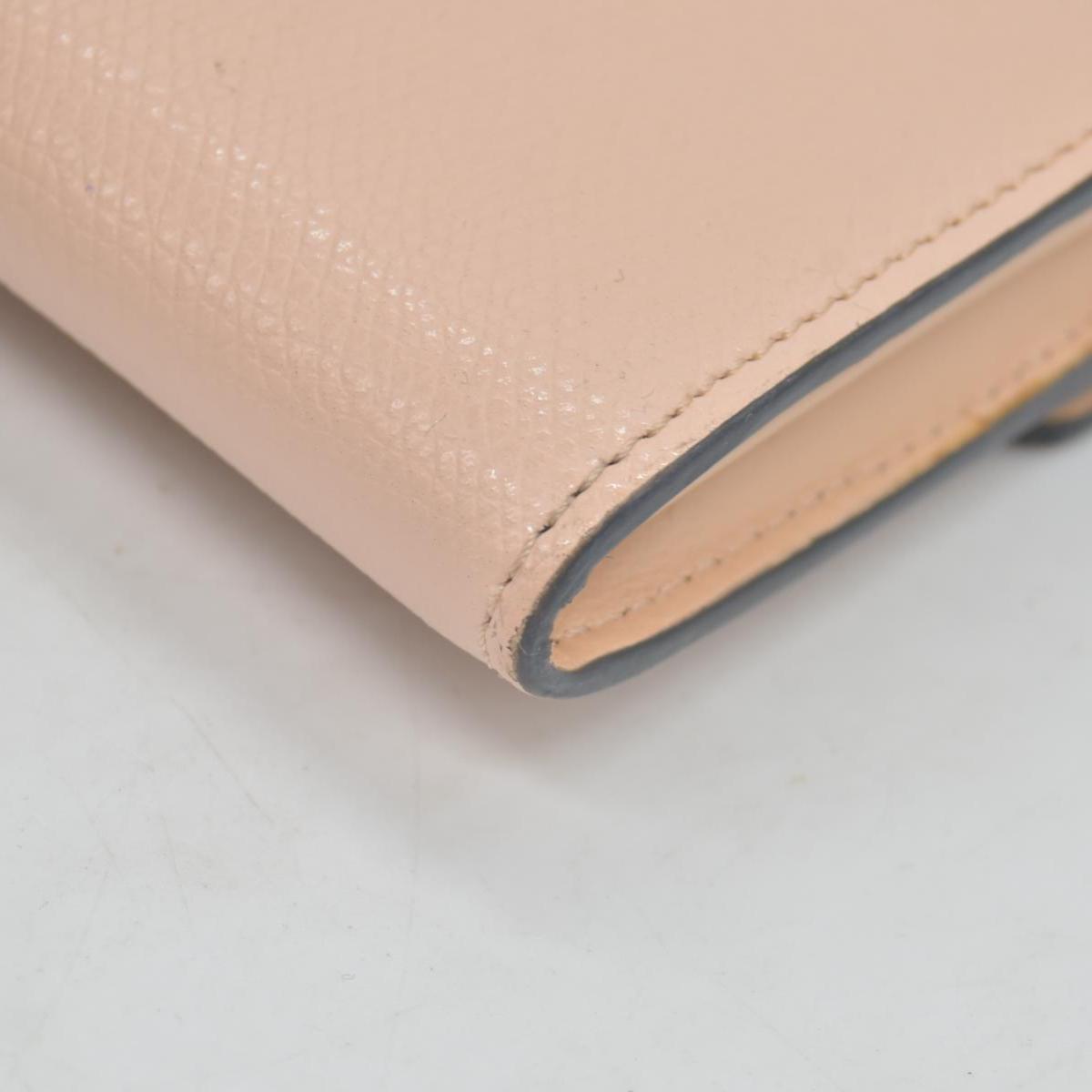 $795 FENDI Vitello Cruise F is Fendi Envelope Wallet Pale Pink