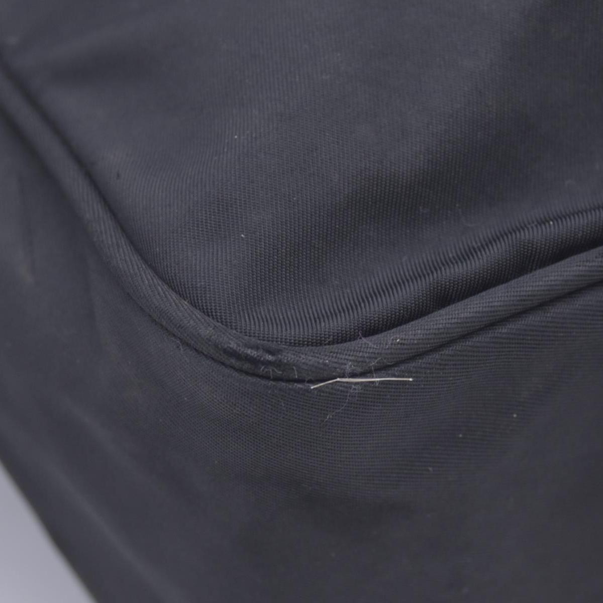 $2050 Prada Black Re-Nylon and Saffiano Shoulder Bag