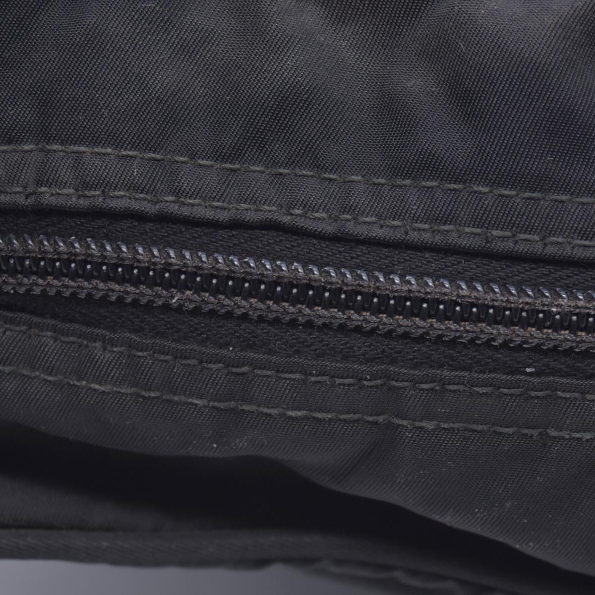 $2050 Prada Black Re-Nylon and Saffiano Shoulder Bag