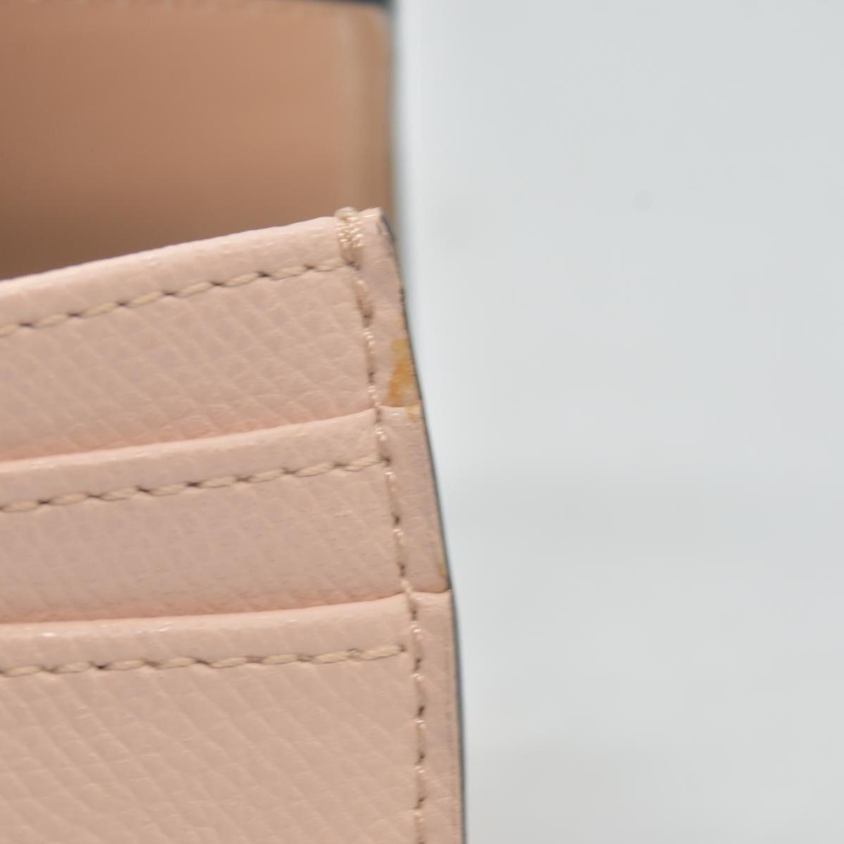 $795 FENDI Vitello Cruise F is Fendi Envelope Wallet Pale Pink