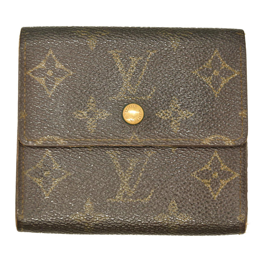 Louis Vuitton  Monogram Porte-Monnaie Billets Cartes Credit Wallet MI0972