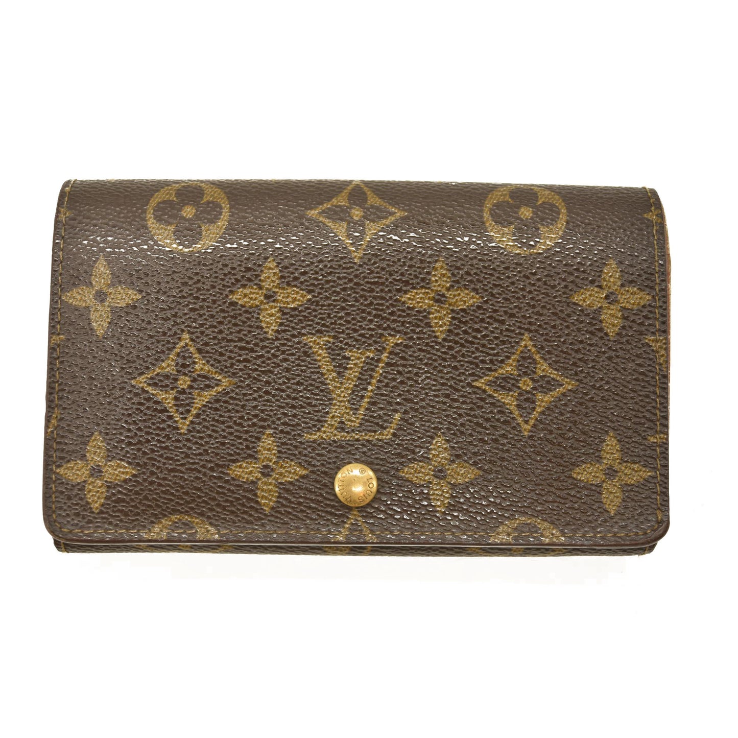 Louis Vuitton  Monogram Porte-Monnaie Tresor Wallet RA0973