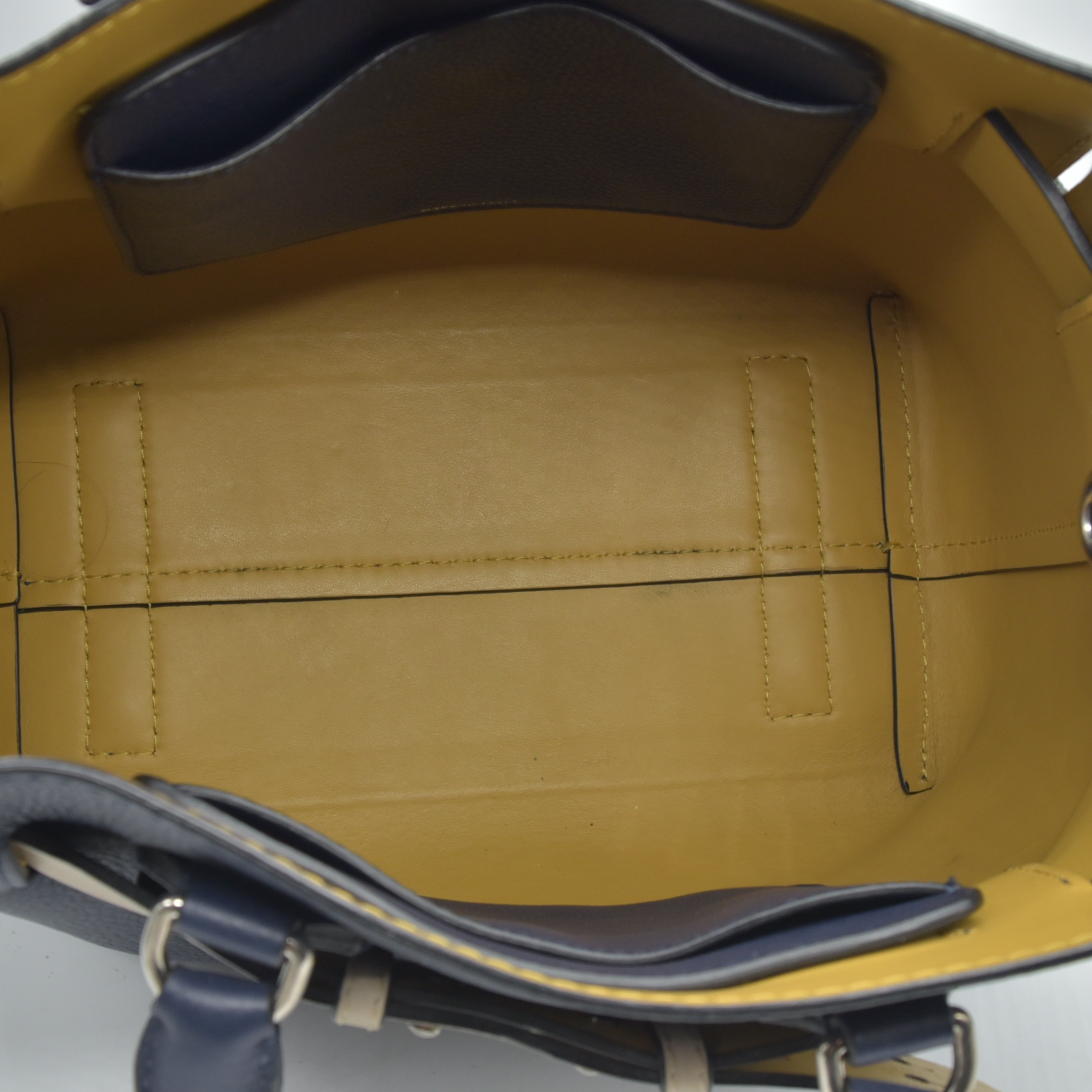 $2600 Burberry Marais Calfskin Medium Belt Bag Regency Blue CONSIGNMENT