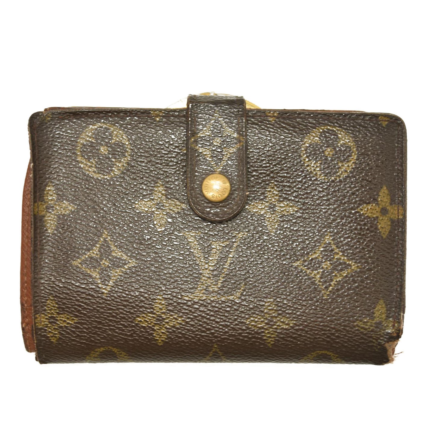 Louis Vuitton  Monogram French Purse Wallet TH0044