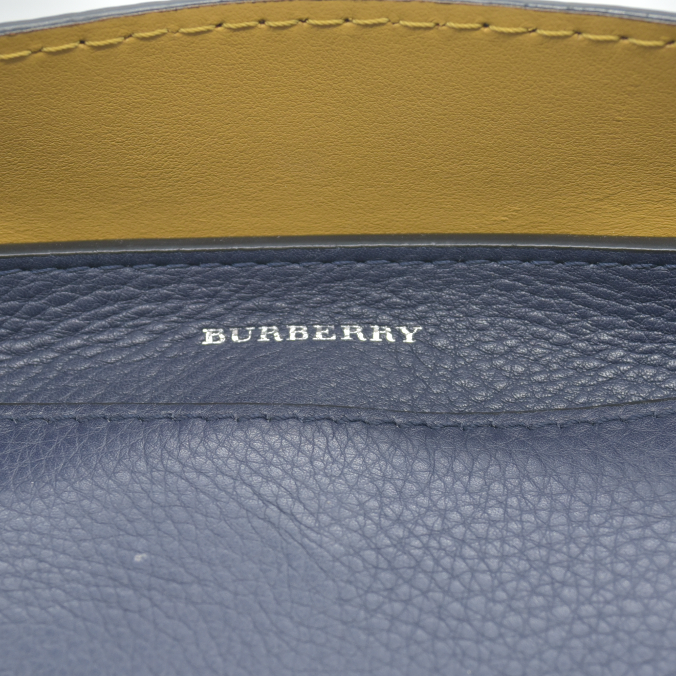 $2600 Burberry Marais Calfskin Medium Belt Bag Regency Blue CONSIGNMENT
