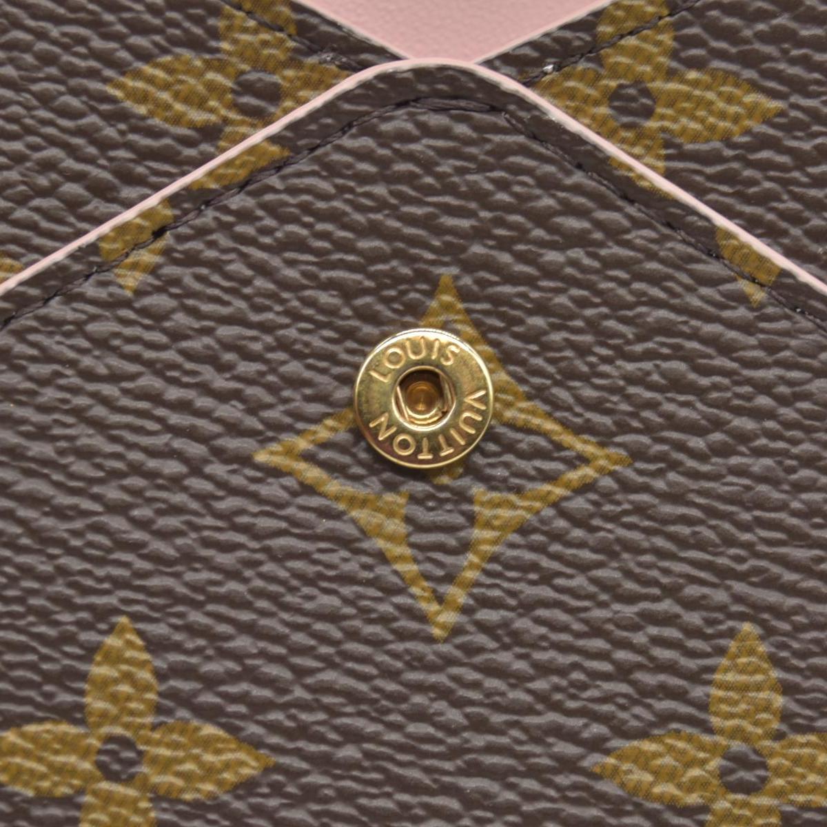 $810 LOUIS VUITTON Monogram Large Kirigami Pochette Insert Rose Ballerine