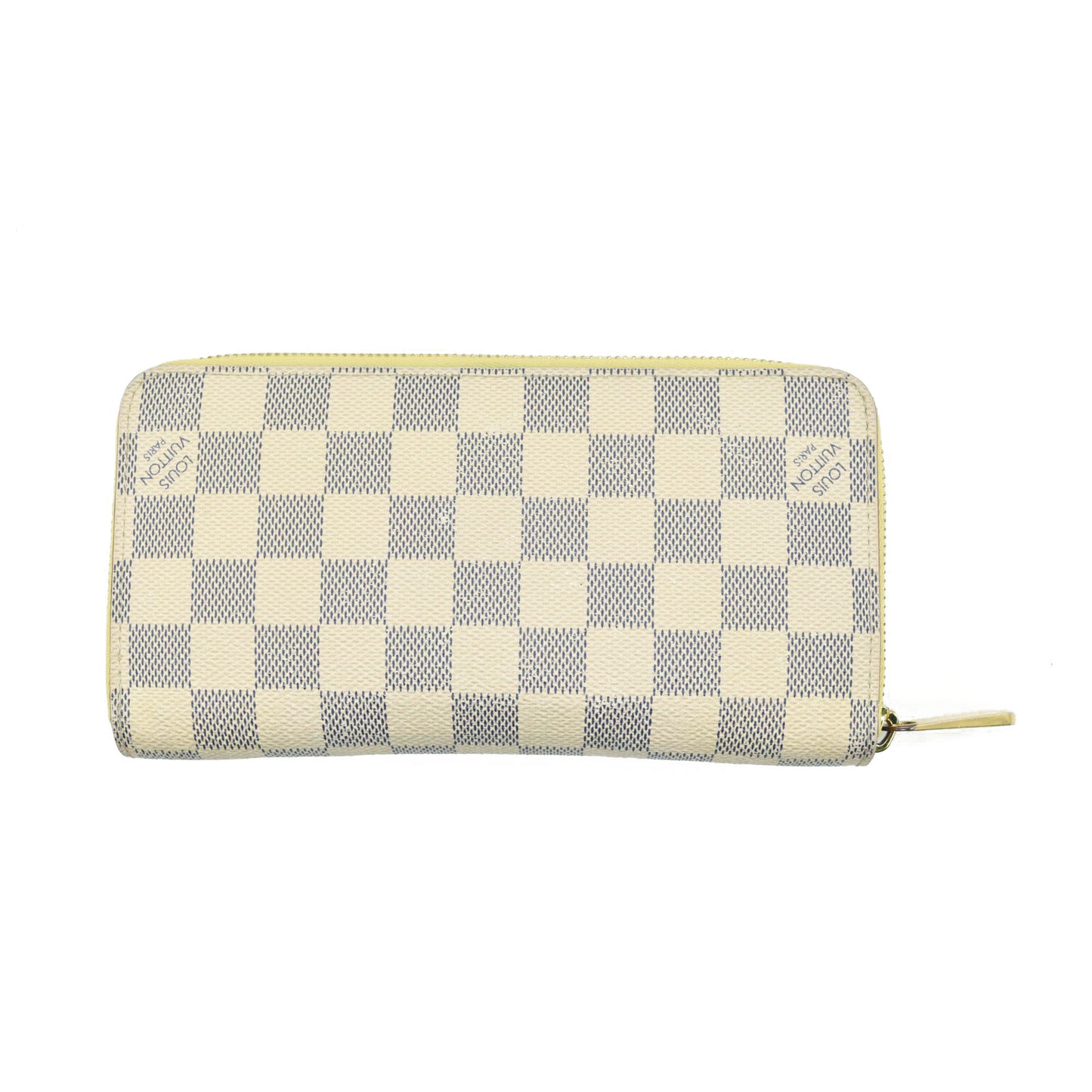 Louis Vuitton  Damier Azur Zippy Wallet Jaune Pale CA0139