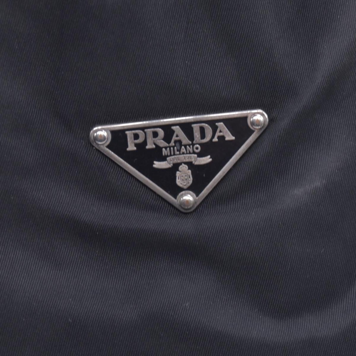 $750 Vintage Prada Black Nylon Tessuto Tote