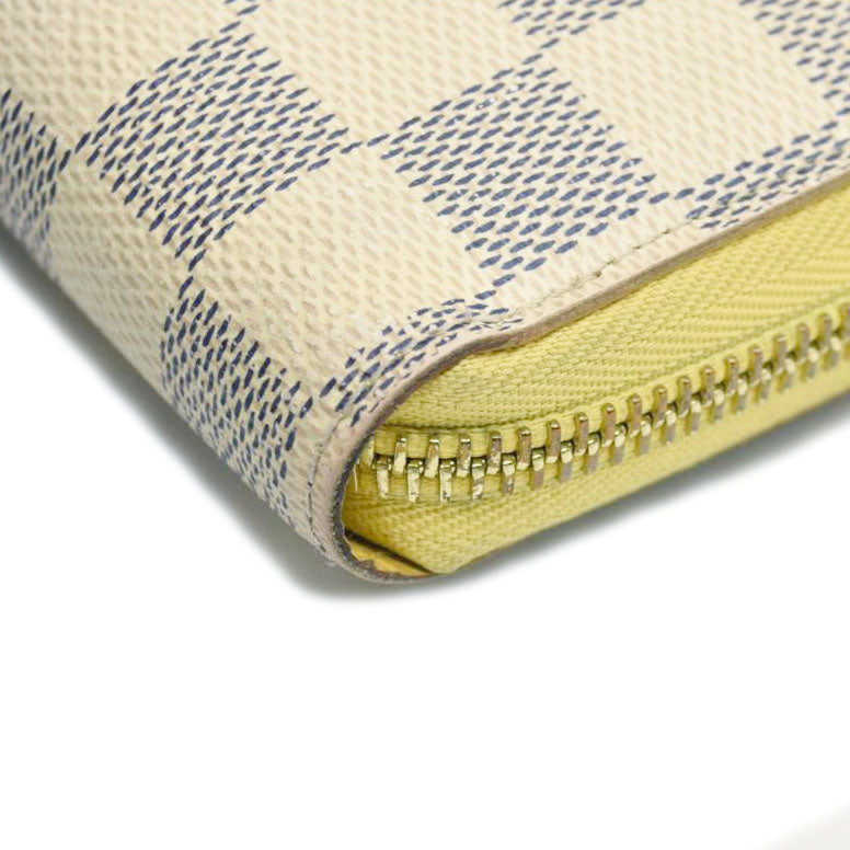 Louis Vuitton  Damier Azur Zippy Wallet Jaune Pale CA0139