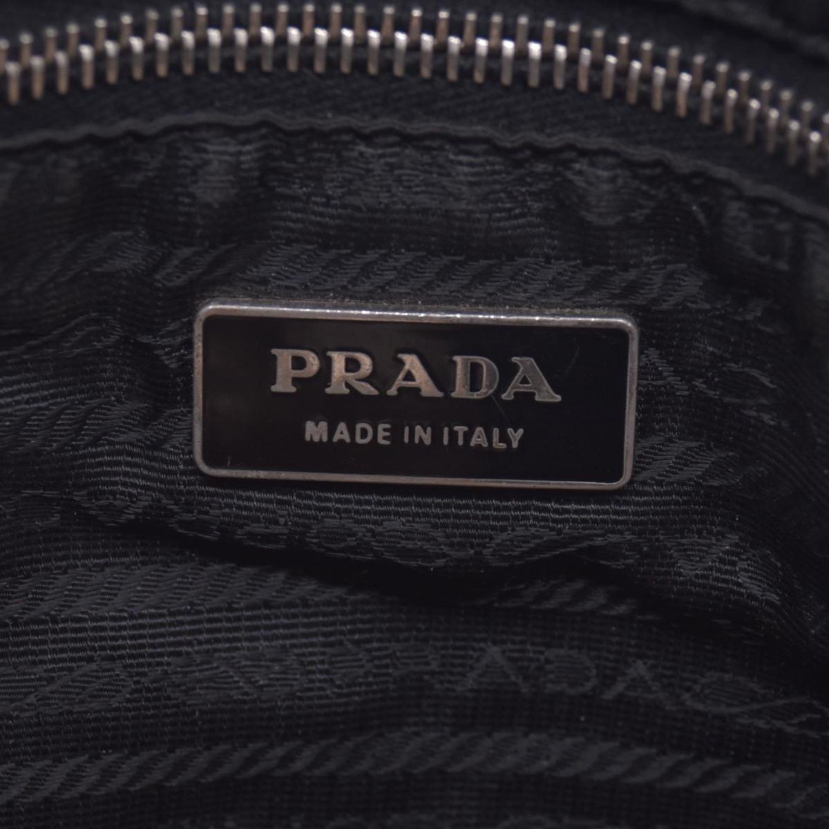 $750 Vintage Prada Black Nylon Tessuto Tote