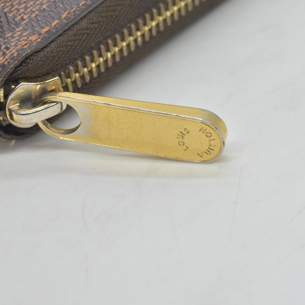 $915 Louis Vuitton Damier Ebene Zippy Wallet CONSIGNMENT