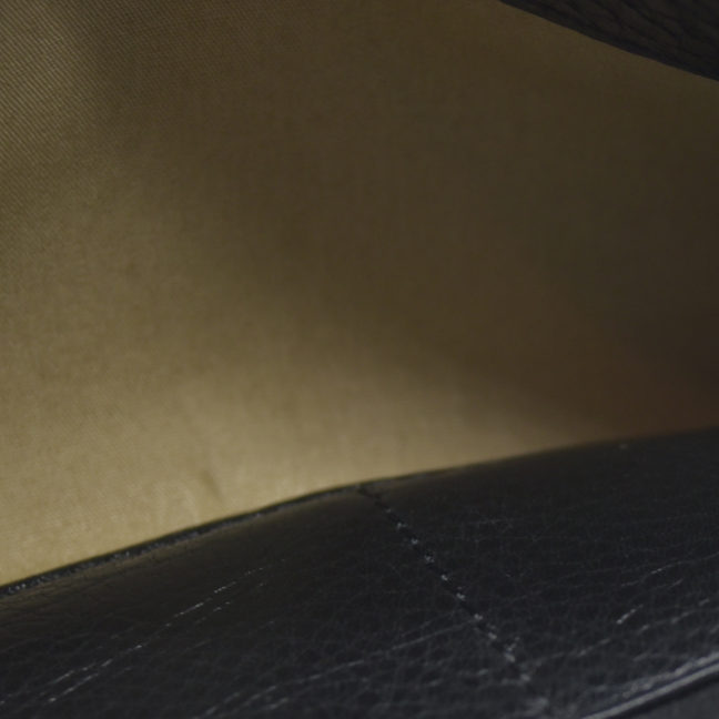 AUCTION $550 Chloe Lily Leather Zip Around Long Wallet Purse Black