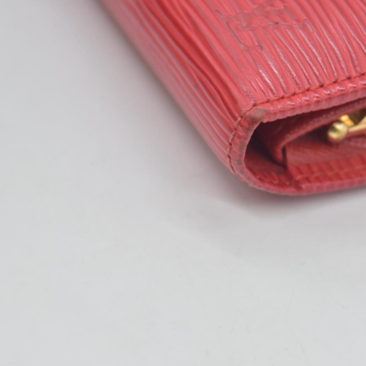 $935 Louis Vuitton  Epi Leather French Purse Red CONSIGNMENT