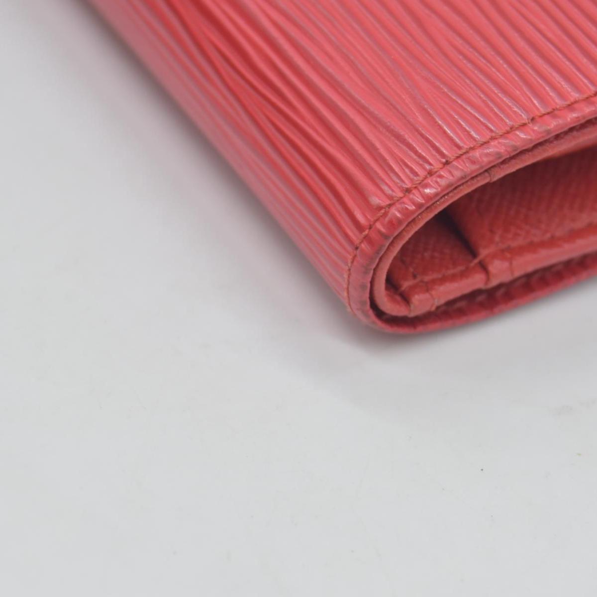$935 Louis Vuitton  Epi Leather French Purse Red CONSIGNMENT