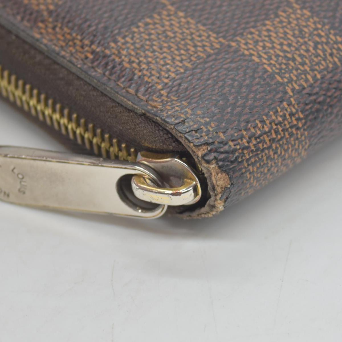 $915 Louis Vuitton Damier Ebene Zippy Wallet  MI2124 CONSIGNMENT