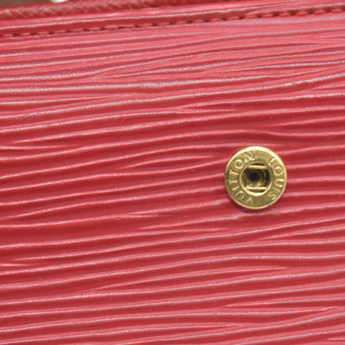 $935 Louis Vuitton  Epi Leather French Purse Red CONSIGNMENT