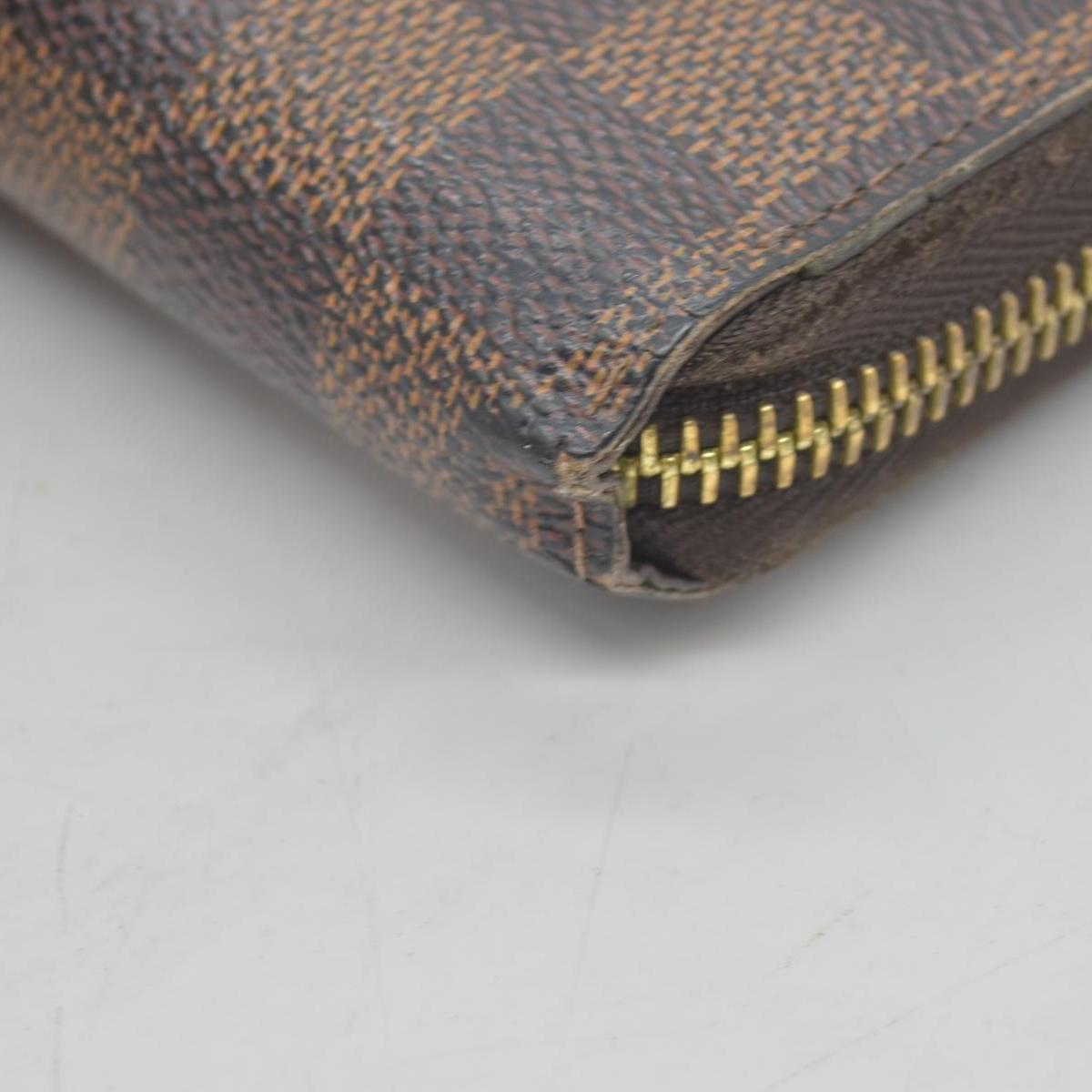 $915 Louis Vuitton Damier Ebene Zippy Wallet  MI2124 CONSIGNMENT