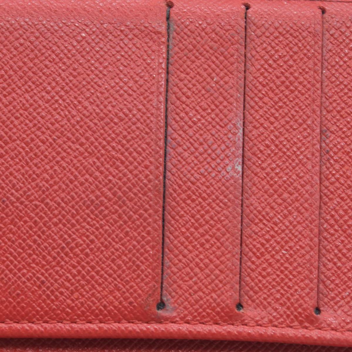 $935 Louis Vuitton  Epi Leather French Purse Red CONSIGNMENT