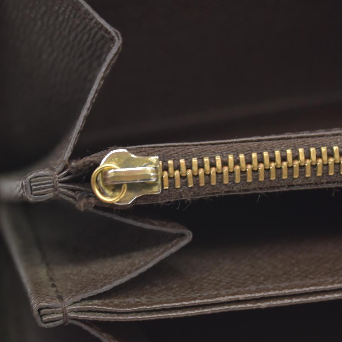 $915 Louis Vuitton Damier Ebene Zippy Wallet  MI2124 CONSIGNMENT