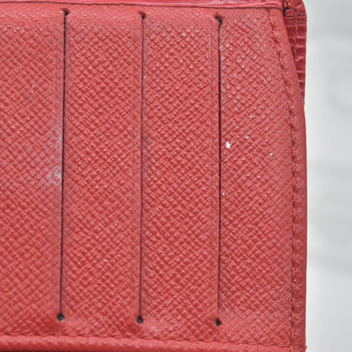 $935 Louis Vuitton  Epi Leather French Purse Red CONSIGNMENT