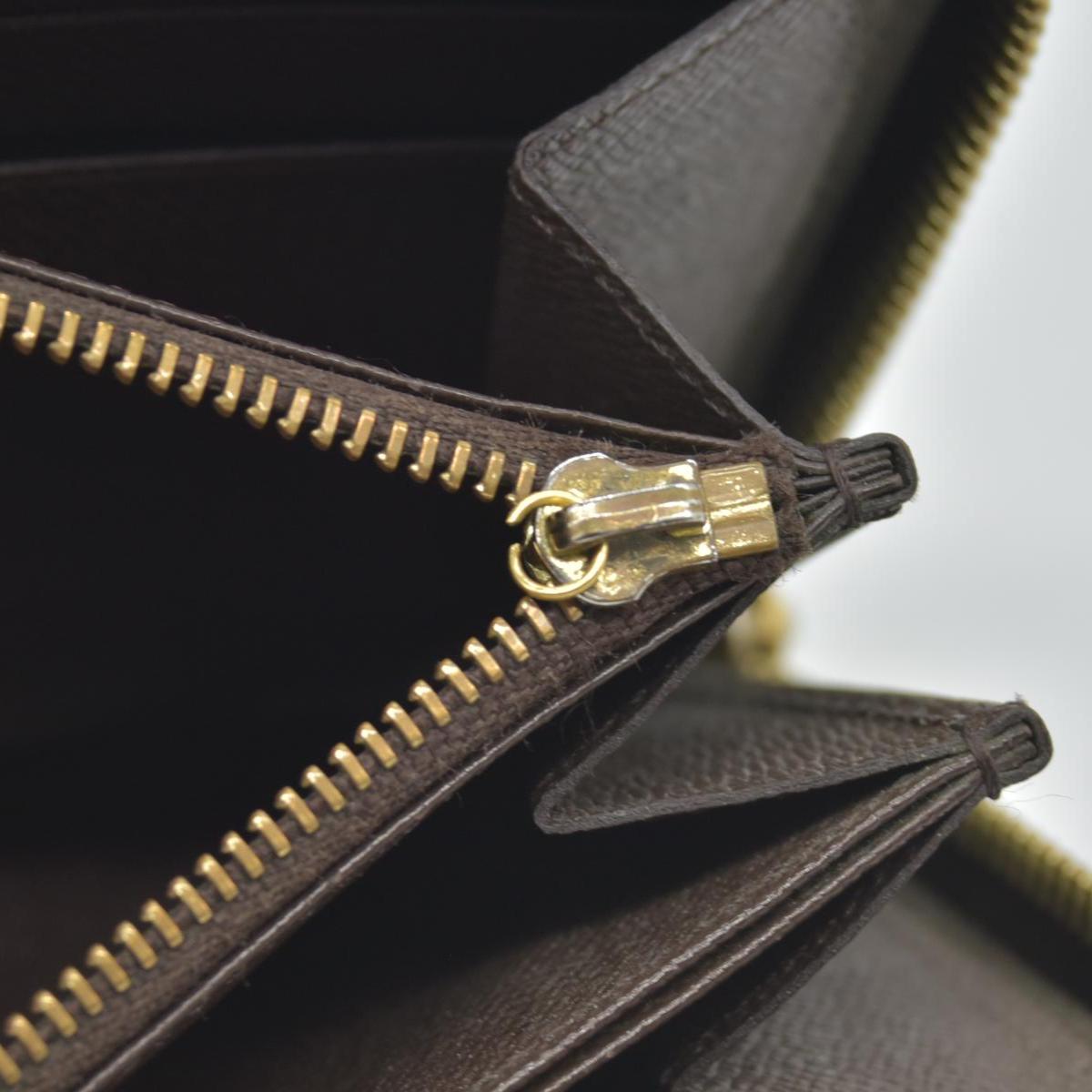 $915 Louis Vuitton Damier Ebene Zippy Wallet  MI2124 CONSIGNMENT