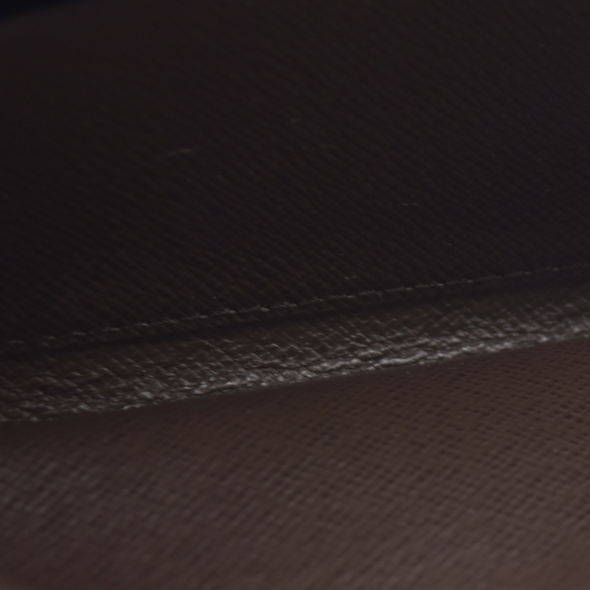 AUCTION $725 Louis Vuitton Damier Porte Feuille Sarah Long Bifold Wallet Brown CA0037