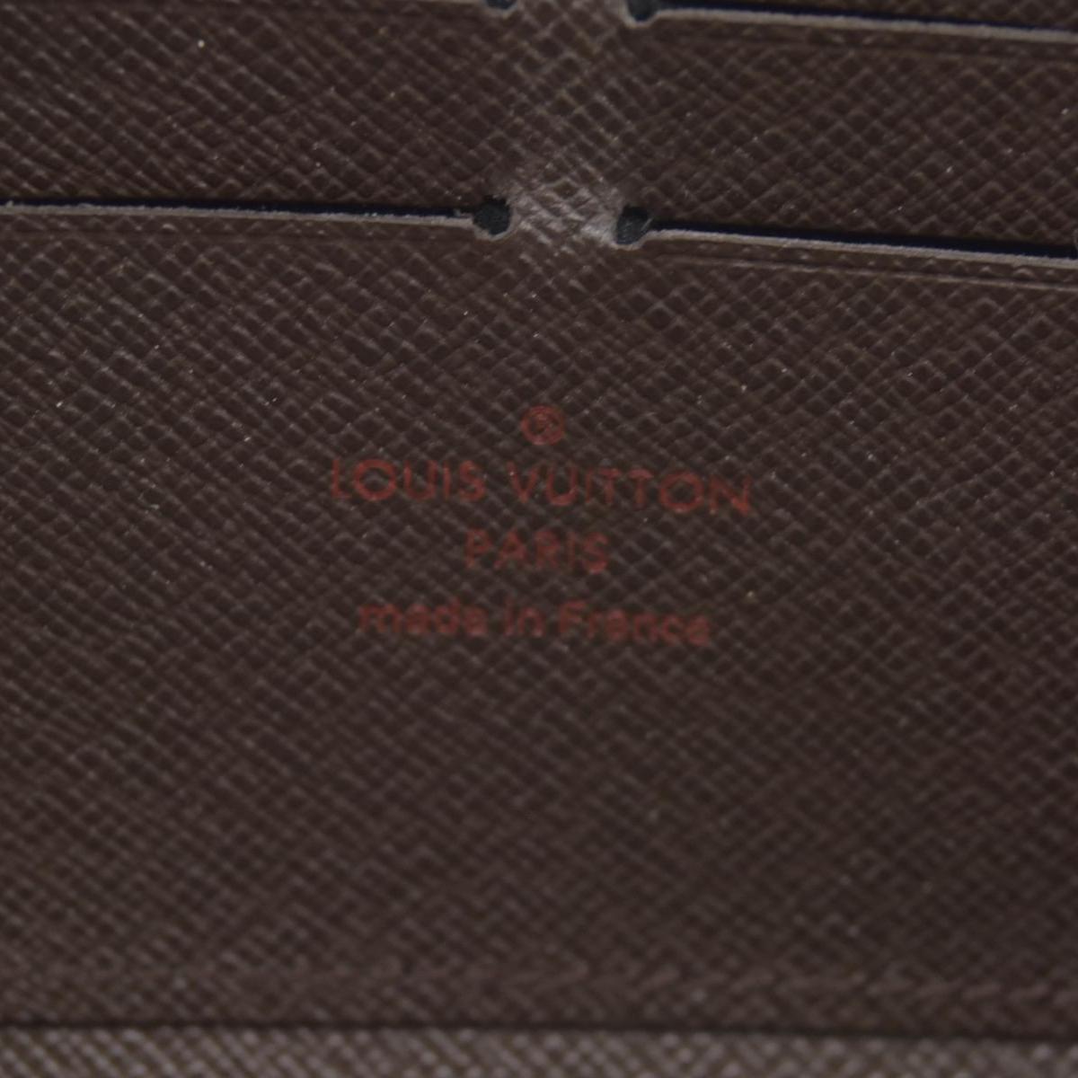 $915 Louis Vuitton Damier Ebene Zippy Wallet  MI2124 CONSIGNMENT