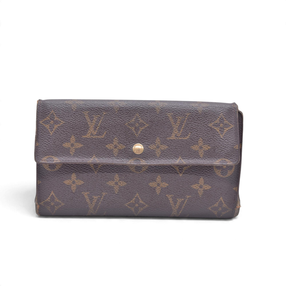 $590 LOUIS VUITTON Monogram Porte Tresor International Wallet CONSIGNMENT 10021412