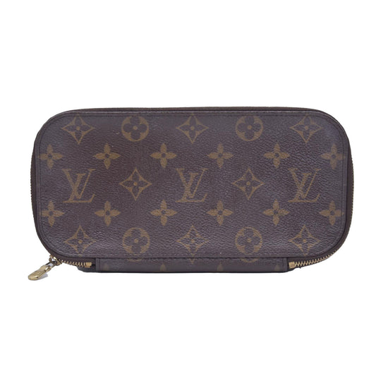 $880 2002 LOUIS VUITTON Monogram Trousse Blush LARGE VI0052