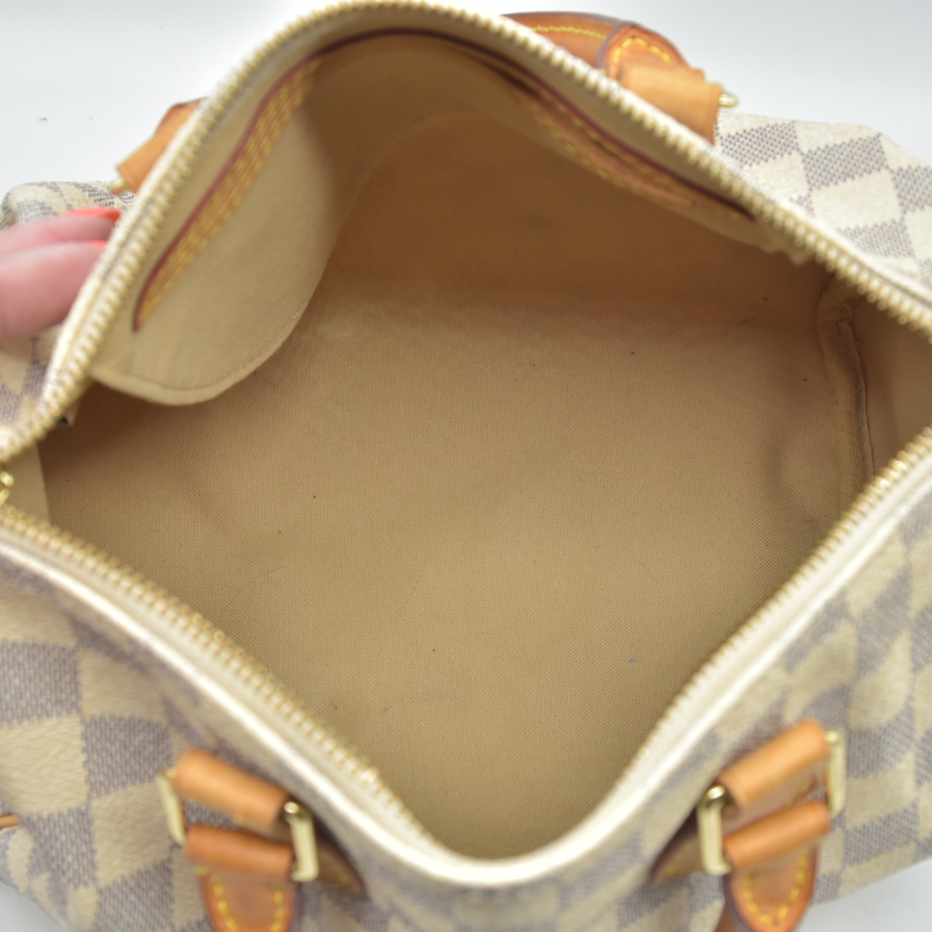 Louis Vuitton  Damier Azur Speedy 25 $1550 CONSIGNMENT 2013 SD1113