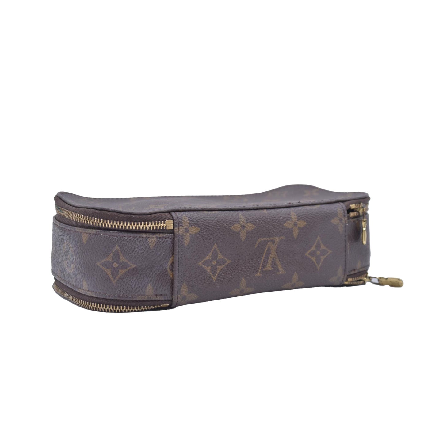 $880 2002 LOUIS VUITTON Monogram Trousse Blush LARGE VI0052