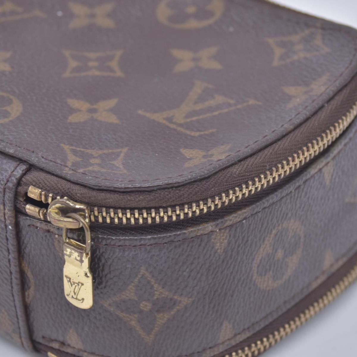$880 2002 LOUIS VUITTON Monogram Trousse Blush LARGE VI0052