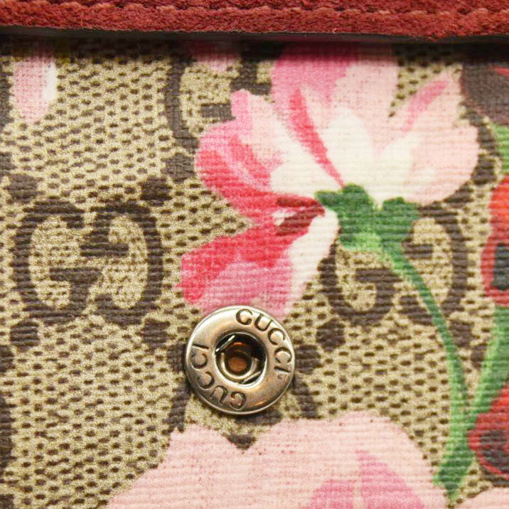 GUCCI  GG Supreme Monogram Blooms Super Mini Dionysus Shoulder Bag Beige Multicolor Dry Rose