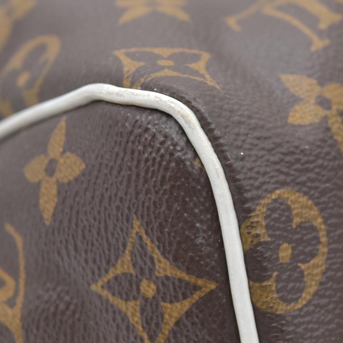 $1820 Louis Vuitton Monogram LV Match Speedy Bandouliere 25 White