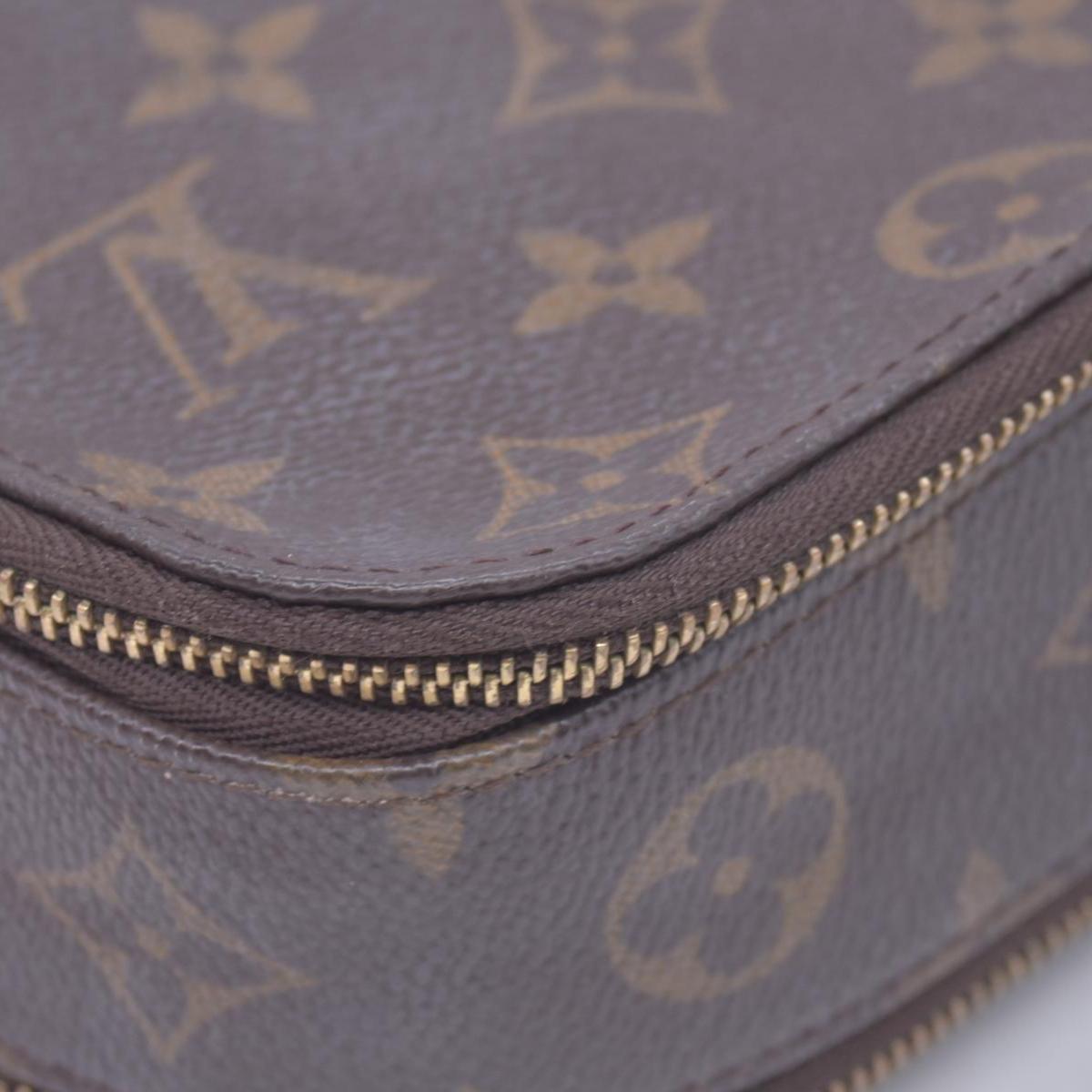 $880 2002 LOUIS VUITTON Monogram Trousse Blush LARGE VI0052