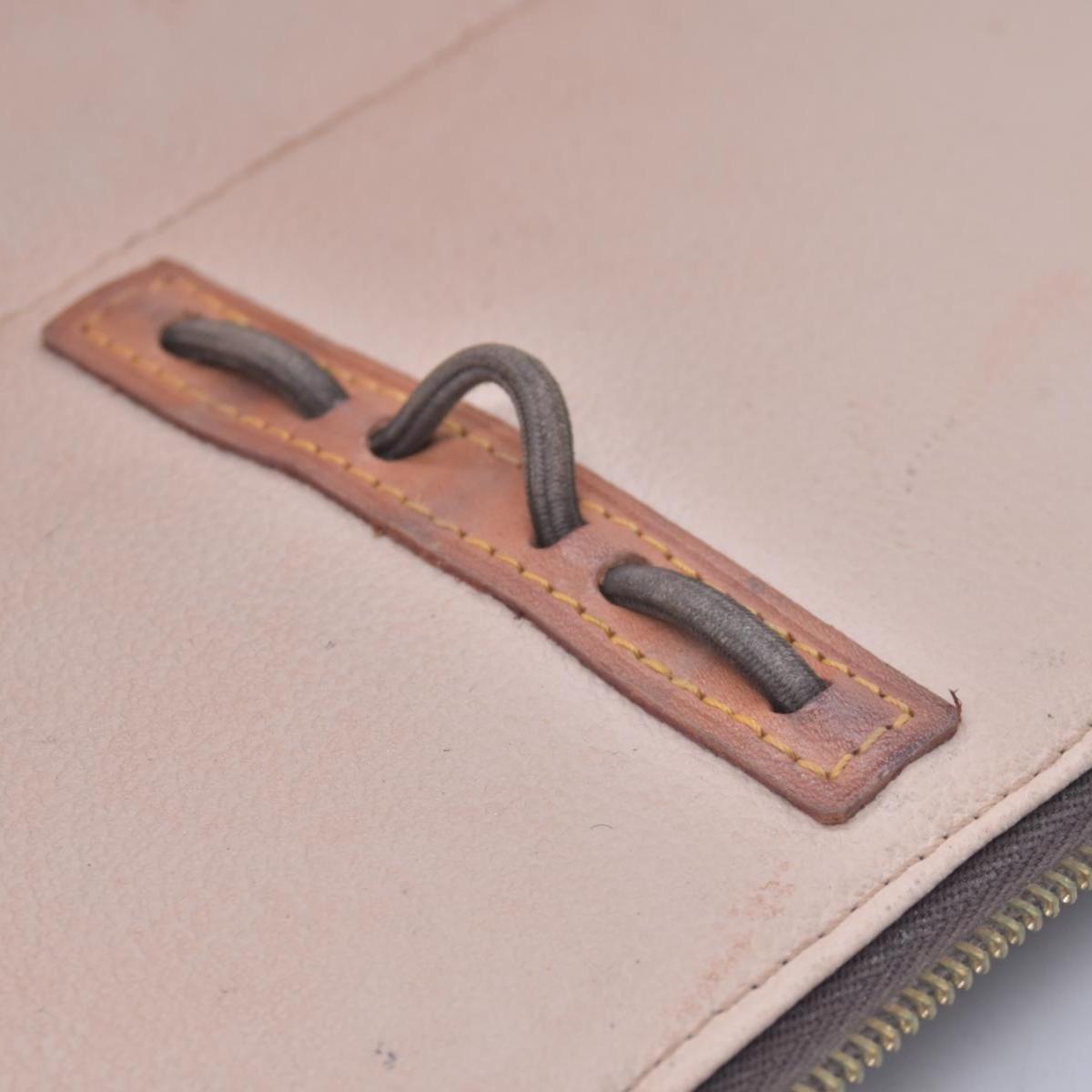 $880 2002 LOUIS VUITTON Monogram Trousse Blush LARGE VI0052