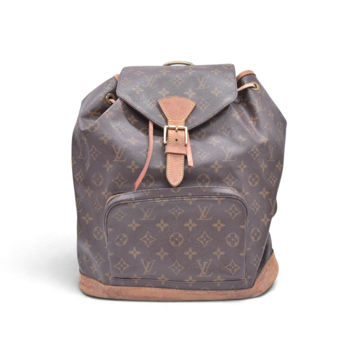 $1650 1999 LOUIS VUITTON Monogram Montsouris GM Backpack Brown SP0979 CONSIGNMENT 10021410