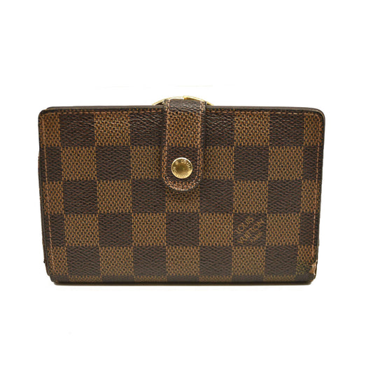 Louis Vuitton  Damier Ebene French Purse Wallet MI0025