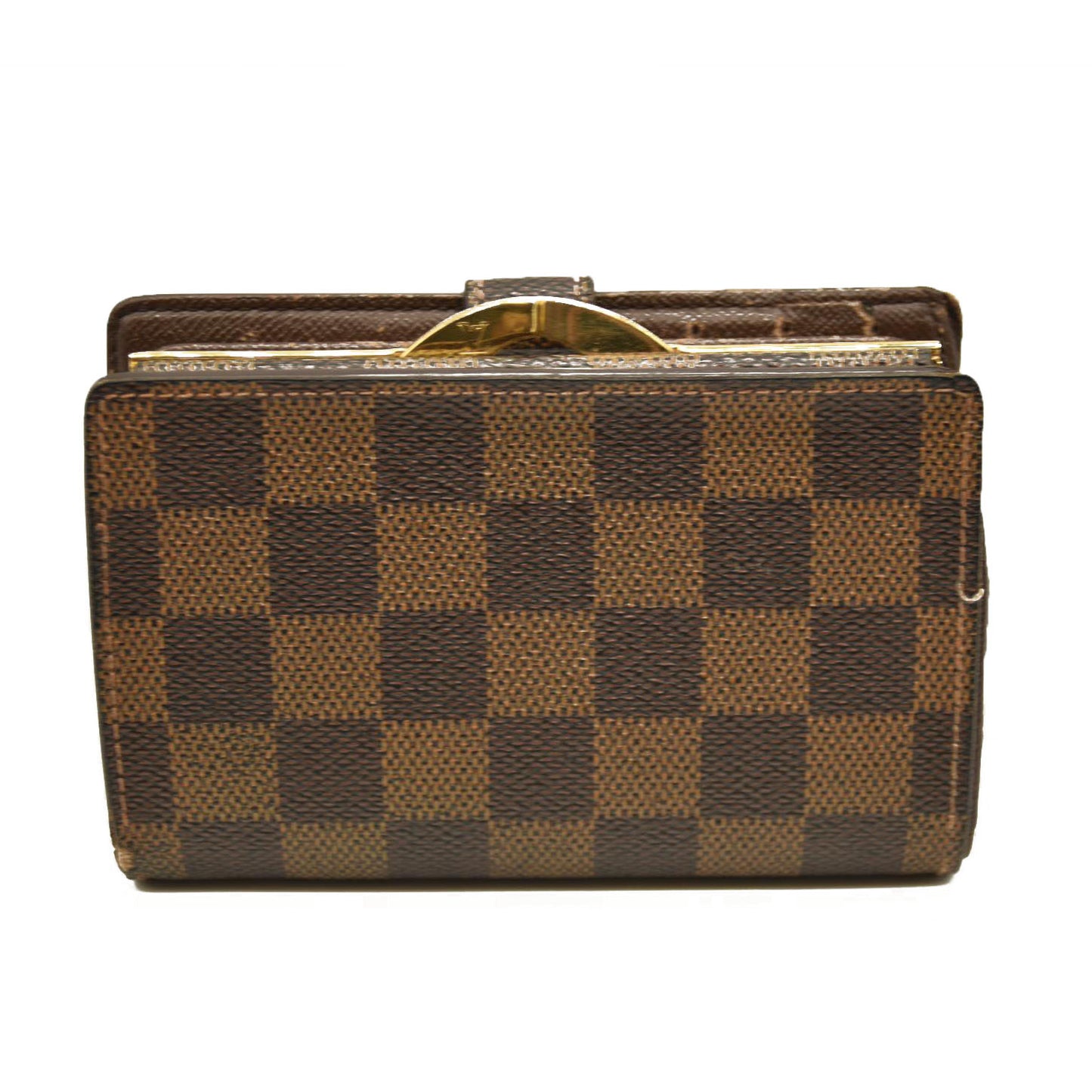 Louis Vuitton  Damier Ebene French Purse Wallet MI0025