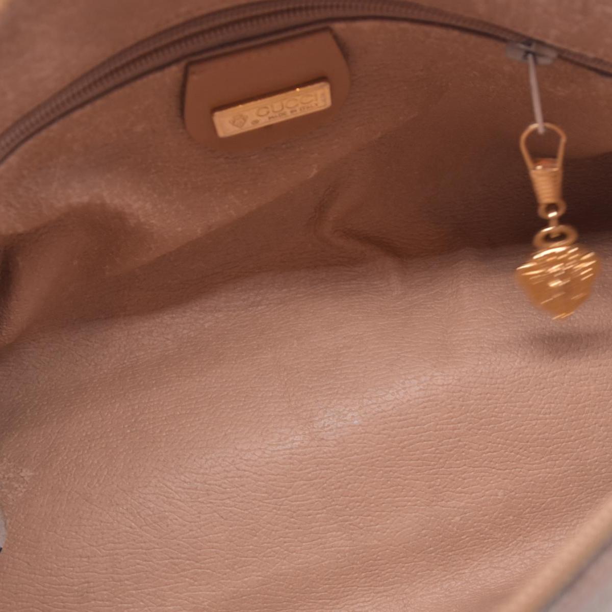 $420 GUCCI Vintage GG Plus Cosmetic Pouch CONSIGNMENT 10021413