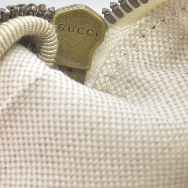 Gucci Grained Calfskin Small Logo Belt Bag White CONSIGNMENT