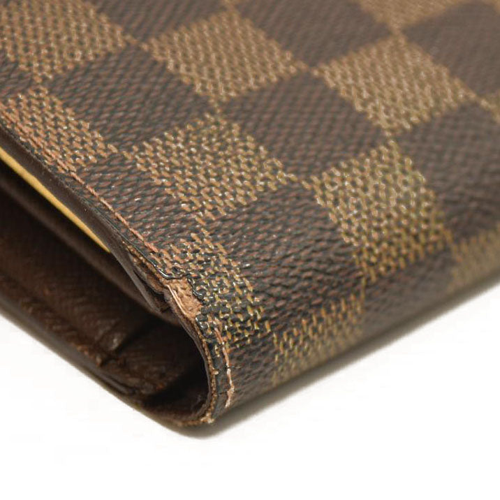 Louis Vuitton  Damier Ebene French Purse Wallet MI0025